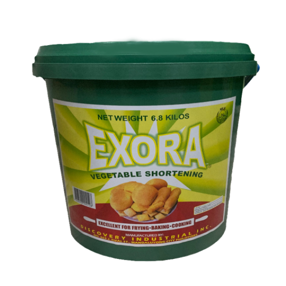 Exora Vegetable Shortening 6 8kgs Discovery Industrial Inc Exora Vegetable Shortening 6 8kgs Discovery Industrial Inc